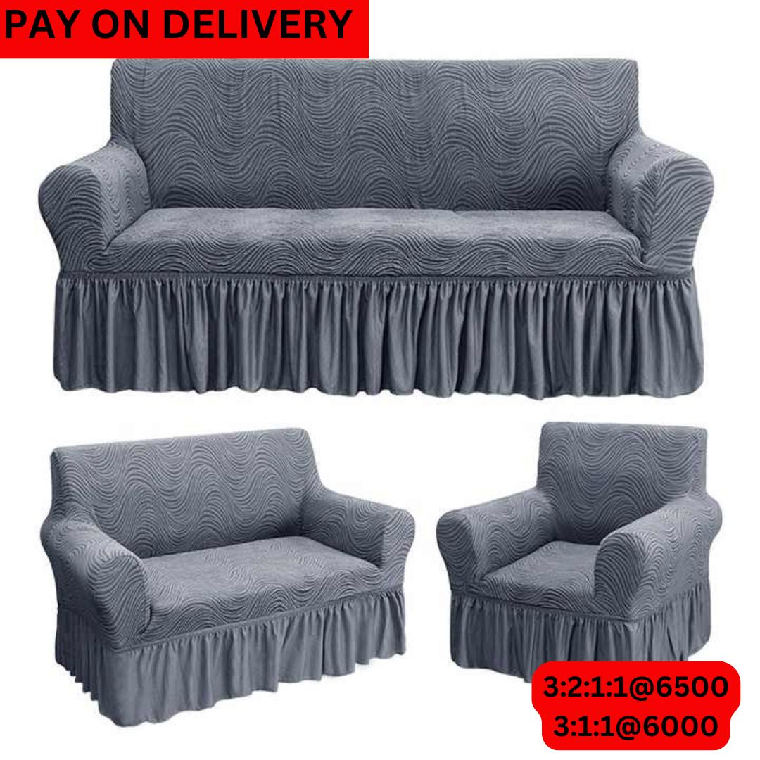 Royal Jacquard Sofa Covers (3.1.1 Grey)